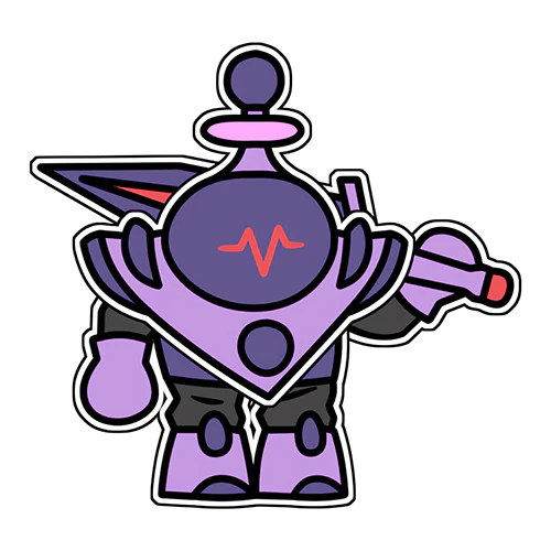 Blaster-Tron (Sticker)