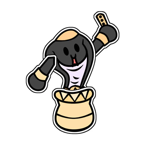 Cobra Cadabra (Sticker)