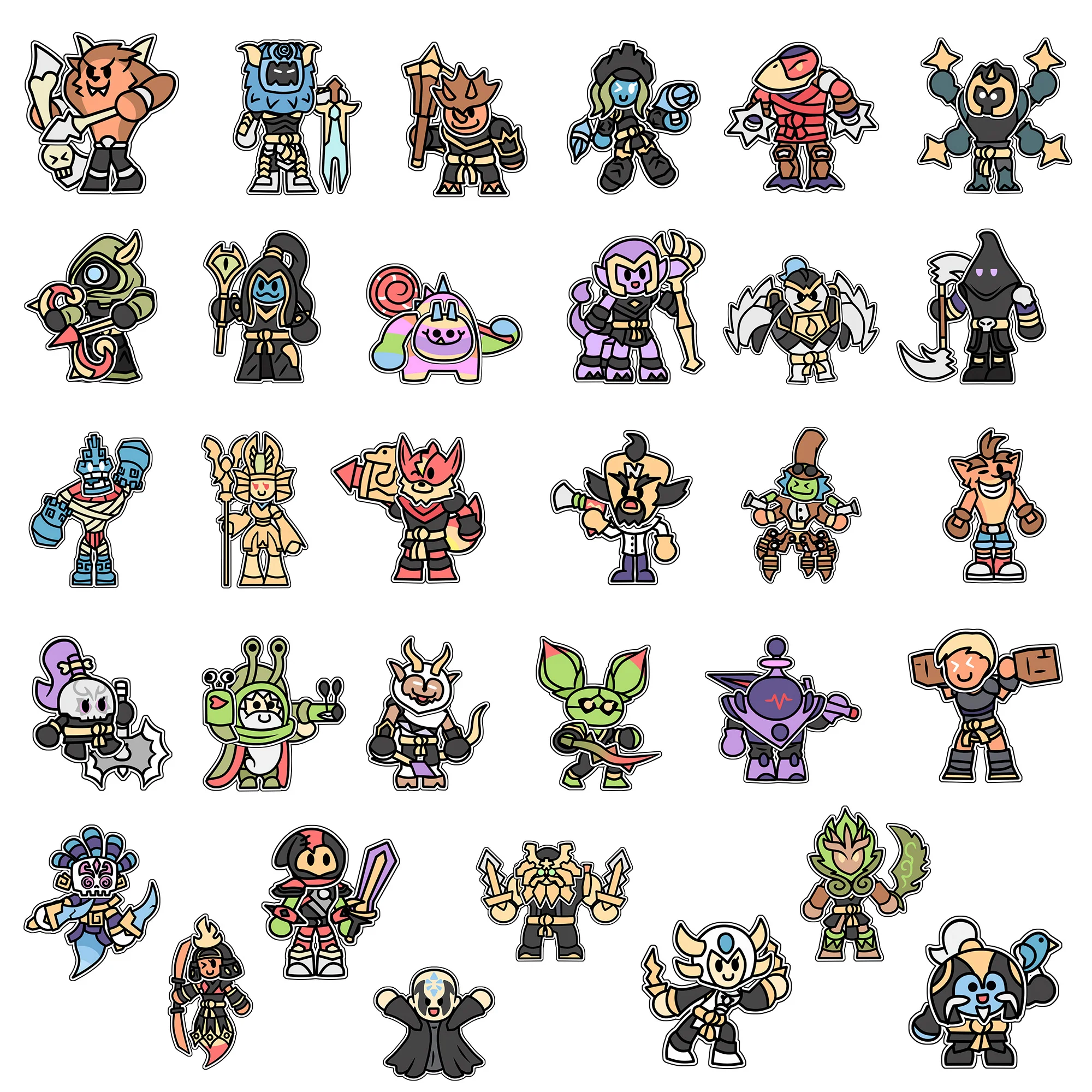 Full Set of Imaginators Stickers