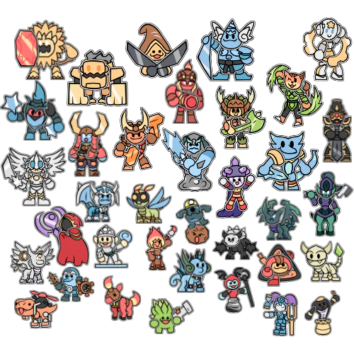 Full Set of Trap Masters and Trap Team Core Stickers