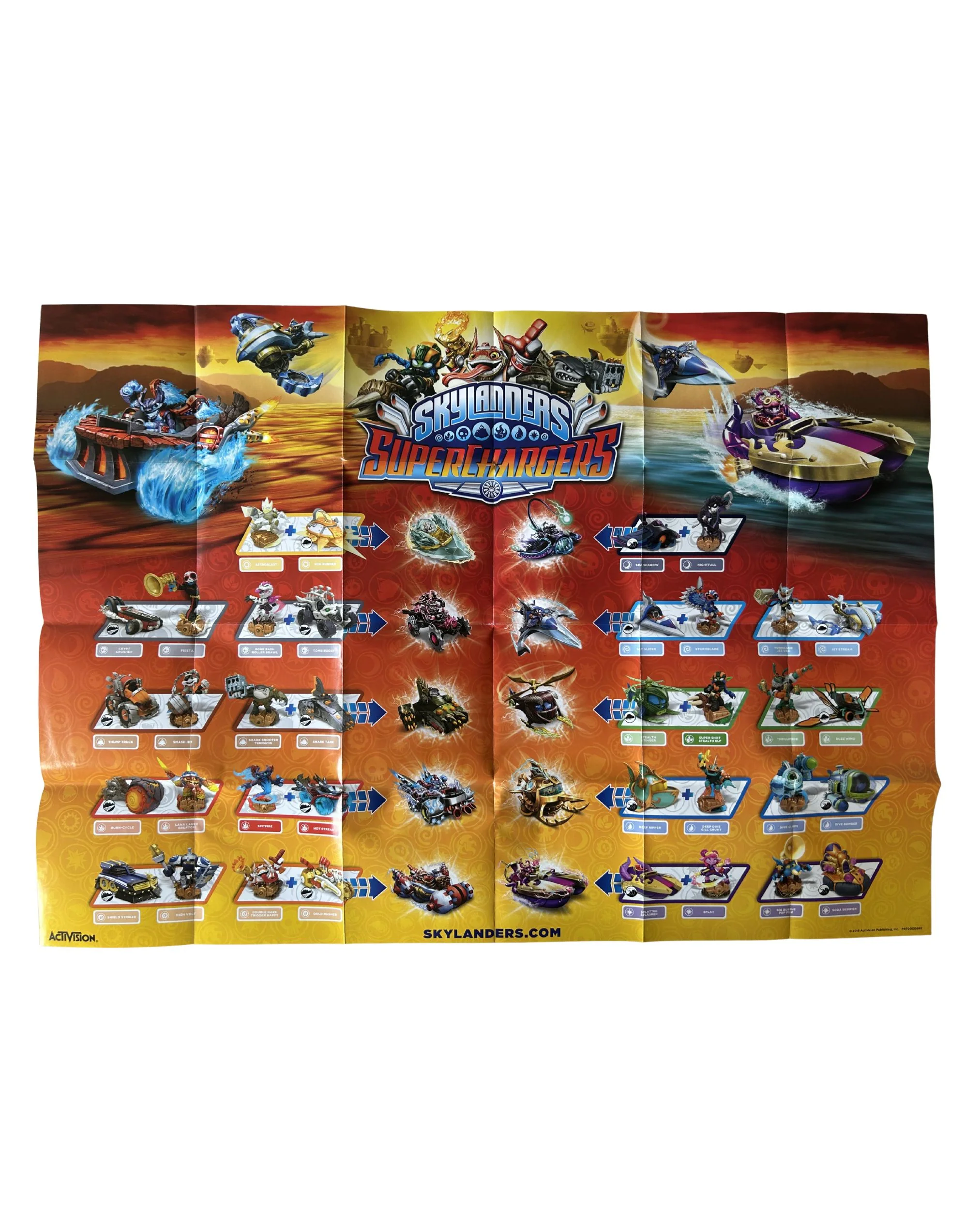 Skylanders SuperChargers 3DS Poster