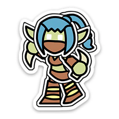 Stealth Elf (Sticker)