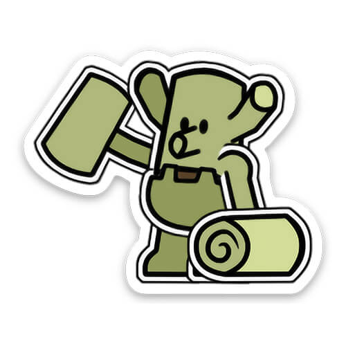 Stump Smash (Sticker)