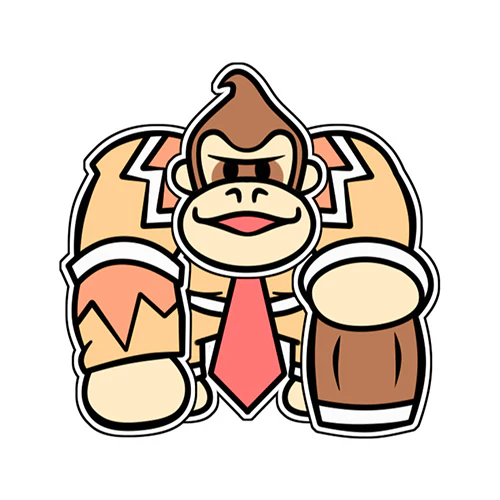 Turbo Charge Donkey Kong (Sticker)